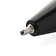 Ручка Vibe из переработанного пластика GRS с чернилами Ultra Glide, черный