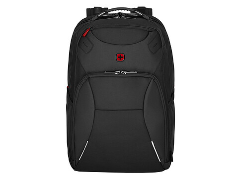 Рюкзак WENGER Cosmic 17, чёрный, переработанный ПЭТ/ПВХ/полиэстер, 34 x 23 x 49 см, 30 л