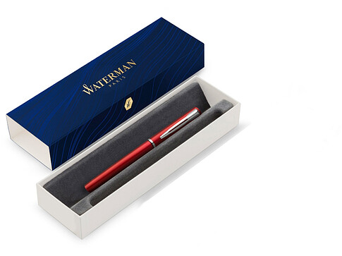 Перьевая ручка Waterman GRADUATE ALLURE, цвет: красный, перо: F
