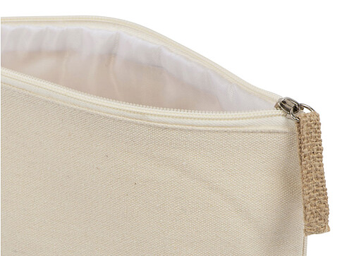 Косметичка Jute из хлопка и джута, натуральный