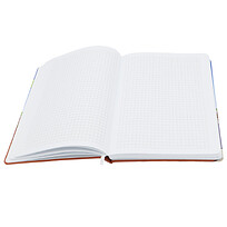 Записная книжка A5 Dziuna Театр в клетку 15,5 x 21 см