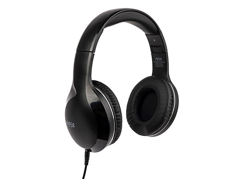 HIPER Наушники накладные WIRED CASUAL BLACK HTW-OV1