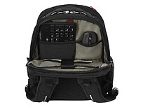 Рюкзак WENGER Cosmic 17, чёрный, переработанный ПЭТ/ПВХ/полиэстер, 34 x 23 x 49 см, 30 л