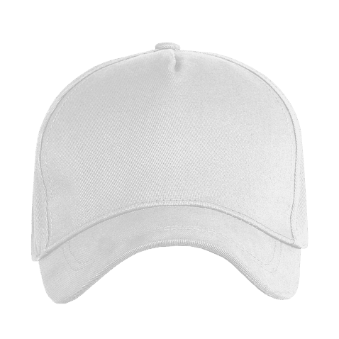 Бейсболка STAN 5 клиньев хлопок 260, 12, Белый,  (10/1)  (56-58/ONE SIZE)