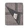 Плед VINGA Monogram из переработанного полиэстера GRS, 170x130 см, серый
