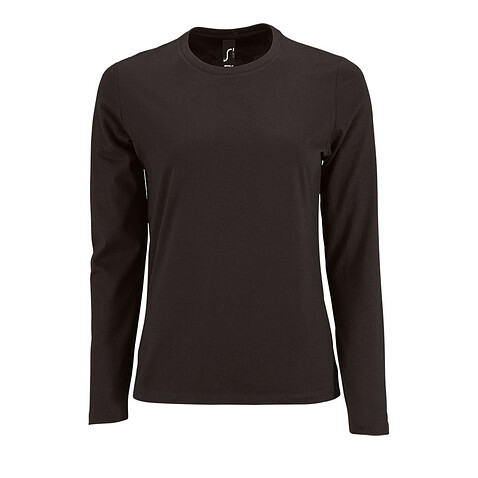 Футболка с длинным рукавом Imperial LSL Women, черная, S