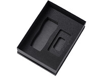 Подарочный набор c вакуумной термокружкой и повербанком С1, оранжевый, 5000 mAh