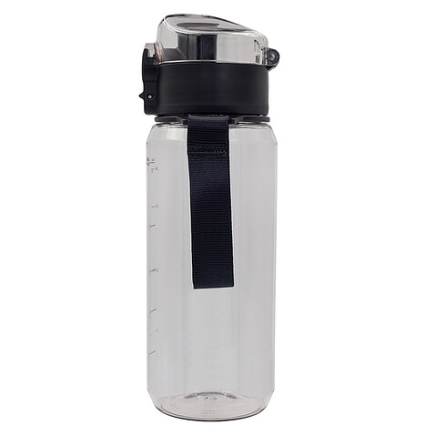 Тритановая бутыль H2O, 680 мл, черная