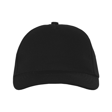 Детская бейсболка STAN 5 клиньев хлопок 150, 10J, Чёрный,  (20)  (52-54/ONE SIZE)