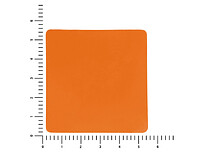 ПАТЧ КВАДРАТ soft-touch (оранжевый ) 5,5 х 5,5 см