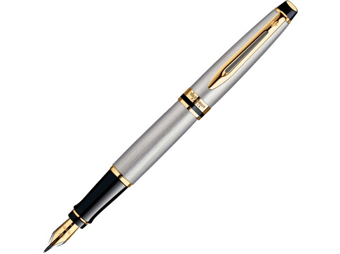 Перьевая ручка Waterman Expert 3, цвет: Stainless Steel GT, перо: F