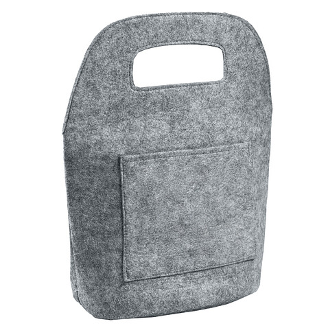 Термосумка  FELT , 34 x 22 x 15 см, войлок 100% polyester, PEVA,, серый меланж
