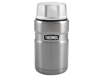 Термос из нерж. стали с ложкой тм THERMOS SK3020ST 0,7L, стальной