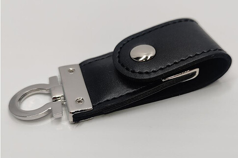 USB флешка Leather 16ГБ черная