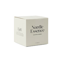 Маленькая ароматическая свеча VINGA Nordic Essence в стекле, кремовый