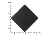 ПАТЧ РОМБ nubuk (чёрный) 7,6 х 7,6 см