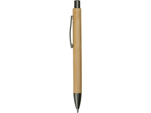 Ручка бамбуковая шариковая Tender Bamboo, темно-серый