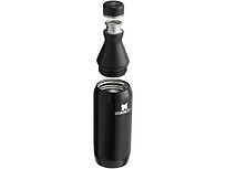 Бутылка для воды Stanley All Day Slim объемом 350 мл - черный глянцевый