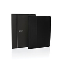 Органайзер с блокнотом Swiss Peak Script из rPET AWARE™, А4, черный