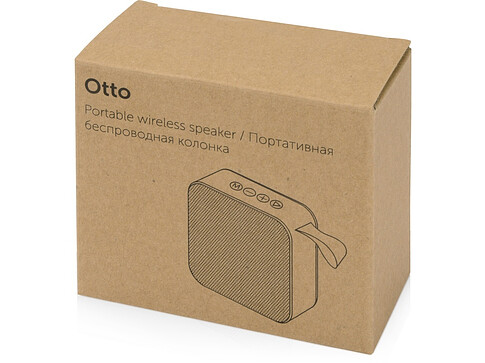 Портативная колонка Otto, серый/черный