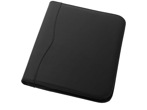 Папка A4 Ebony на молнии, черный