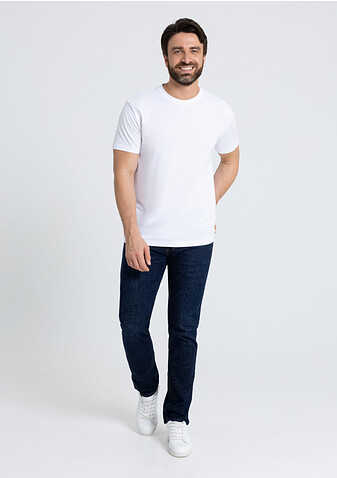 Футболка мужская STAN хлопок 180, 08U, Белый,  (10/1)  (44/XS)