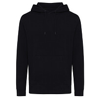 Худи Iqoniq Rila из переработанного хлопка AWARE, унисекс, 280 г/м.кв., черный, XS