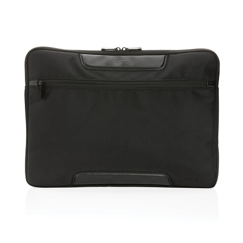 Чехол для ноутбука Swiss Peak Voyager из RPET AWARE™, 15.6 , черный