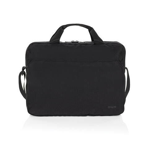 Сумка для ноутбука Swiss Peak Essential из rPET Aware™, 15.6 , черный