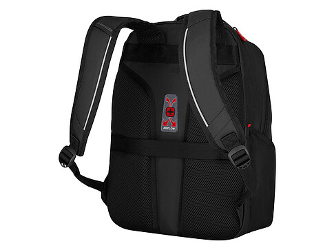 Рюкзак WENGER ALTAIR 15.6, черный, переработанный ПЭТ/Полиэстер, 32х21х44 см, 22 л.