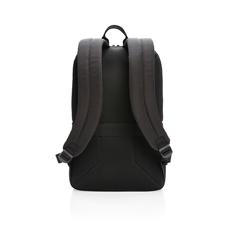 Рюкзак Swiss Peak с RFID-защитой и USB-A из rPET AWARE™, 15,6’’, черный