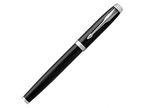 Ручка роллер Parker IM Core Black CT, черный/серебристый