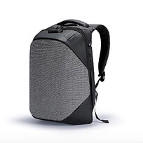Рюкзак KORIN ClickPack Pro 46х34х16 см, комбинированный черный/серый, черный