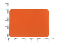 ПАТЧ ПРЯМОУГОЛНЫЙ soft-touch (оранжевый ) 5,0 х 7,0 см