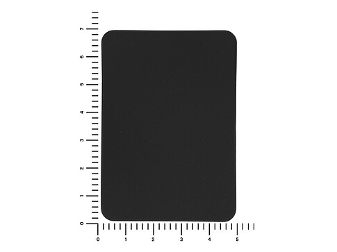 ПАТЧ ПРЯМОУГОЛНЫЙ nubuk (чёрный) 5,0 х 7,0 см