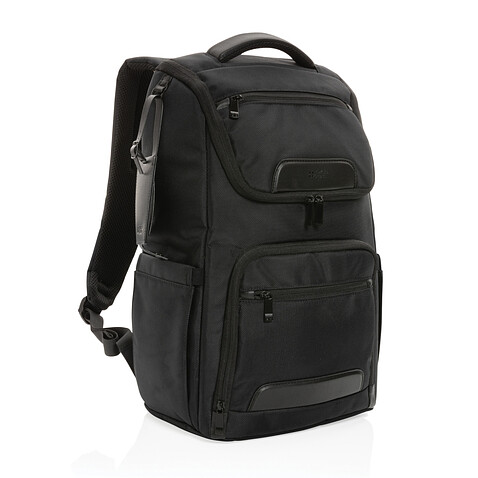 Рюкзак Swiss Peak Voyager из RPET AWARE™ для ноутбука 15,6 , черный