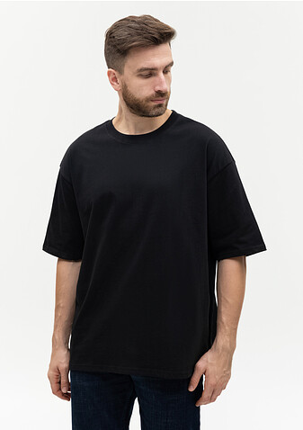 Футболка унисекс оверсайз STAN хлопок 240, 56, Чёрный,  (20)  (44/XS)