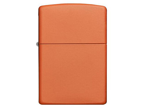 Зажигалка ZIPPO Classic с покрытием Orange Matte, латунь/сталь, оранжевая, матовая, 38x13x57 мм