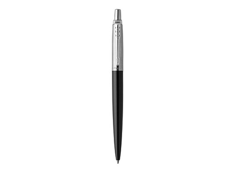 Шариковая ручка Parker Jotter Essential, Satin Black CT, стержень: M, цвет чернил : blue или black