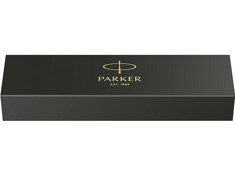 Перьевая ручка Parker IM Monochrome Black, перо:F, цвет чернил: blue, в подарочной упаковке.
