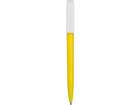 Ручка пластиковая шариковая Миллениум Color BRL, желтый/белый