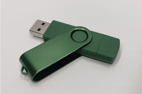 USB-накопитель Twister-Dual, 32 GB, зеленый USB-накопитель Twister-Dual, 32 GB, зеленый