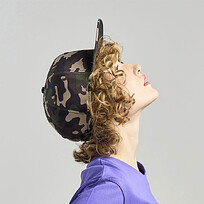 Бейсболка  SNAP BACK-S , 6 клиньев, пластиковая застежка, серый