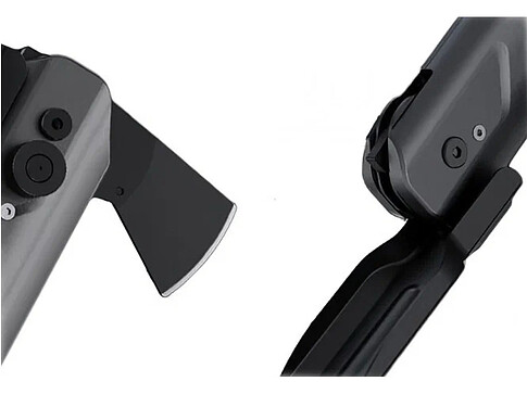 Складная лопата Nextool Thunder, черная (NE20057)
