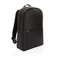Рюкзак для ноутбука Swiss Peak Deluxe из экокожи (без ПВХ), черный
