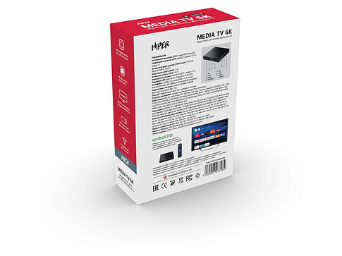 Медиаплеер HIPER MEDIA TV 6K