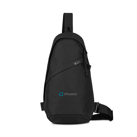 Renew AWARE™ RPET рюкзак, сумка через плечо, черный