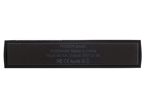 Портативное зарядное устройство Edge Black, 10000 mAh