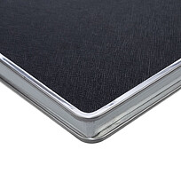 Ежедневник Frame Metal, недатированный, черный