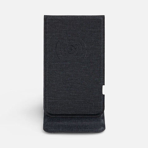 Подставка для смартфона с беспроводной зарядкой Kickstand, серая
